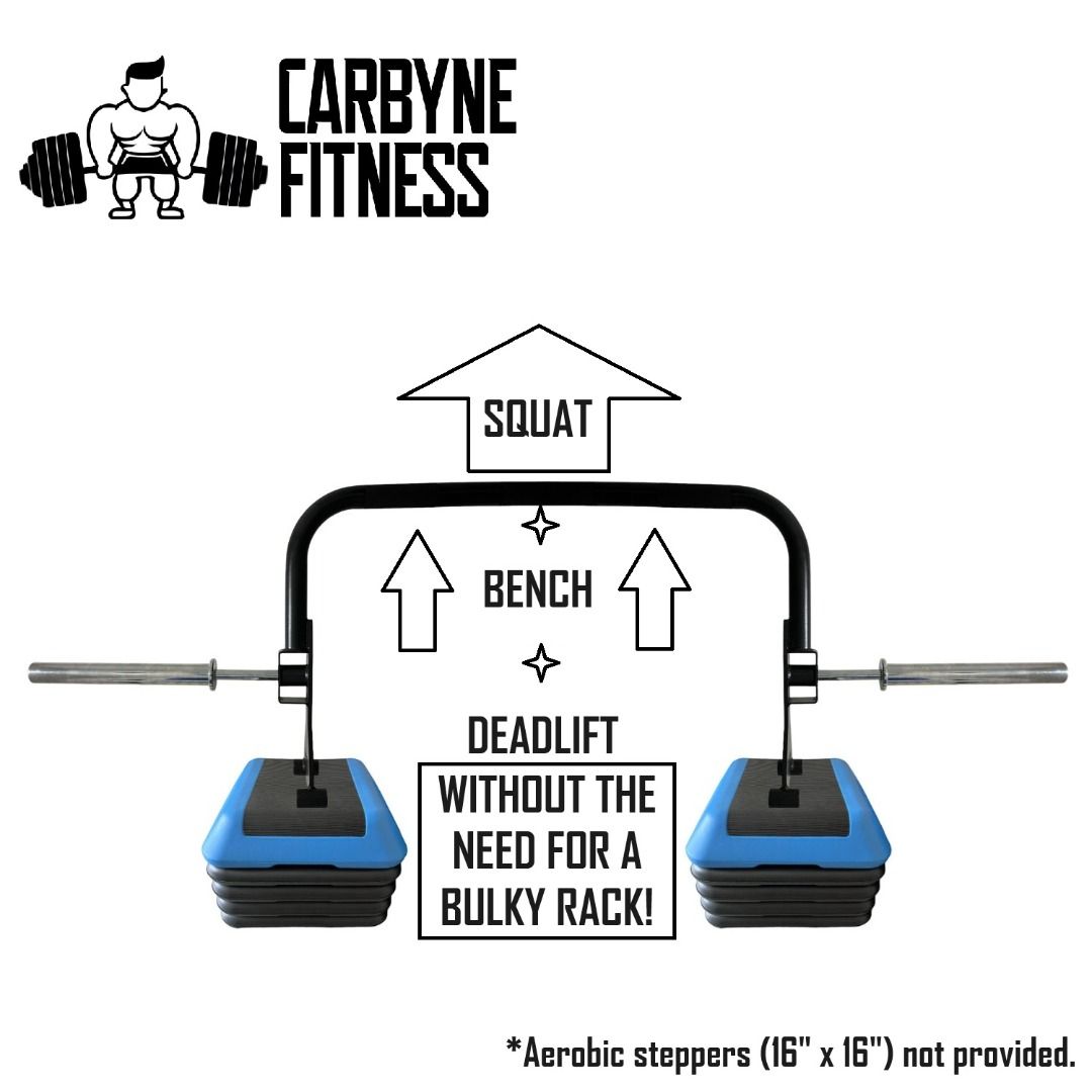 CARBYNE Multi-Function Open Trap Bar, Sports Equipment, Exercise ...