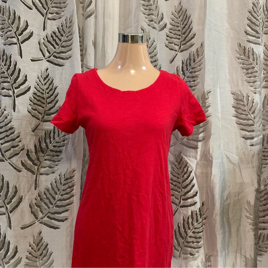 Red casual dress forever 21 sales