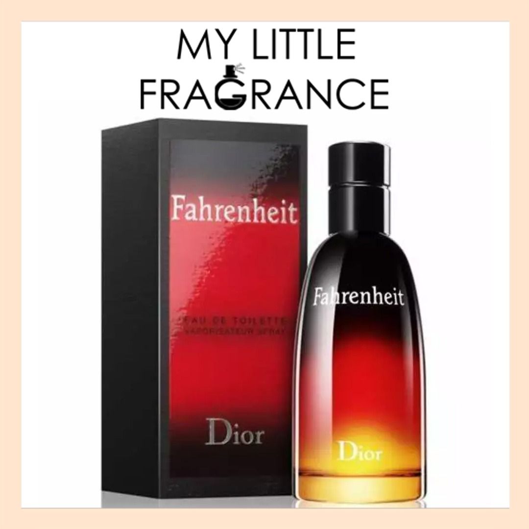 Christian Dior Fahrenheit EDT 5ml 10ml 100ml Eau de Toilette for Men Man Guys Male pour