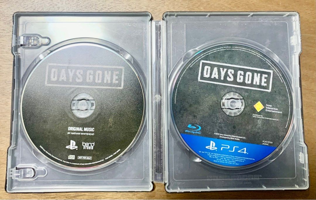 Days Gone Steelbook Edition PS4 Game (Category: PlayStation) located in General Trias. Submitted by miggys_booth (Listing ID 1312012652, Image 3). Description: Used PS4 game Steelbook Edition Kindly expect signs of usage Will work in any PS4 console Tested and working in PS4 slim.