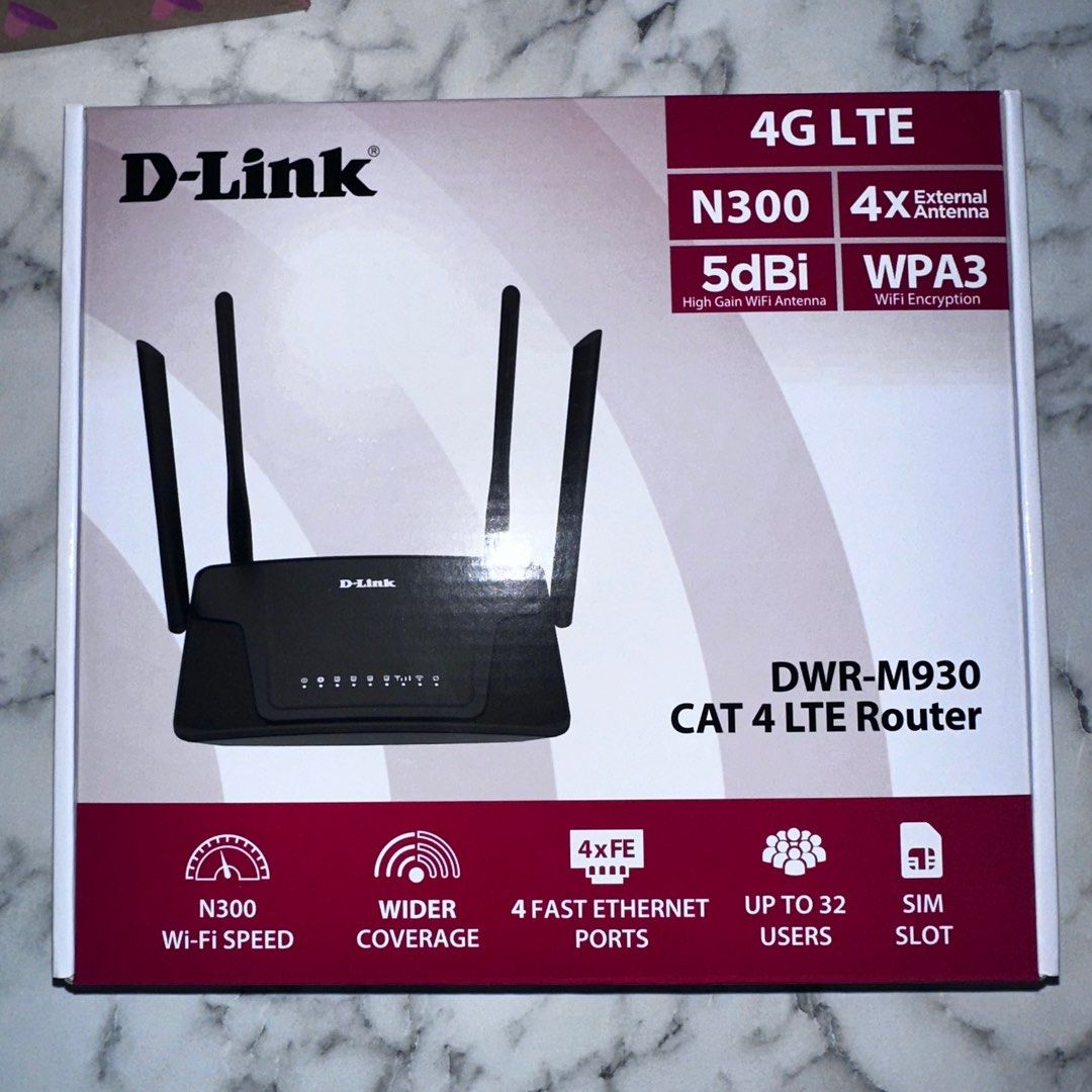 D-LINK DWR-M930 ROUTER, Computers & Tech, Parts & Accessories ...