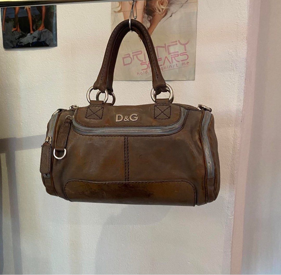 Dolce & Gabbana D&G Brown vintage shoulder bag, Luxury, Bags
