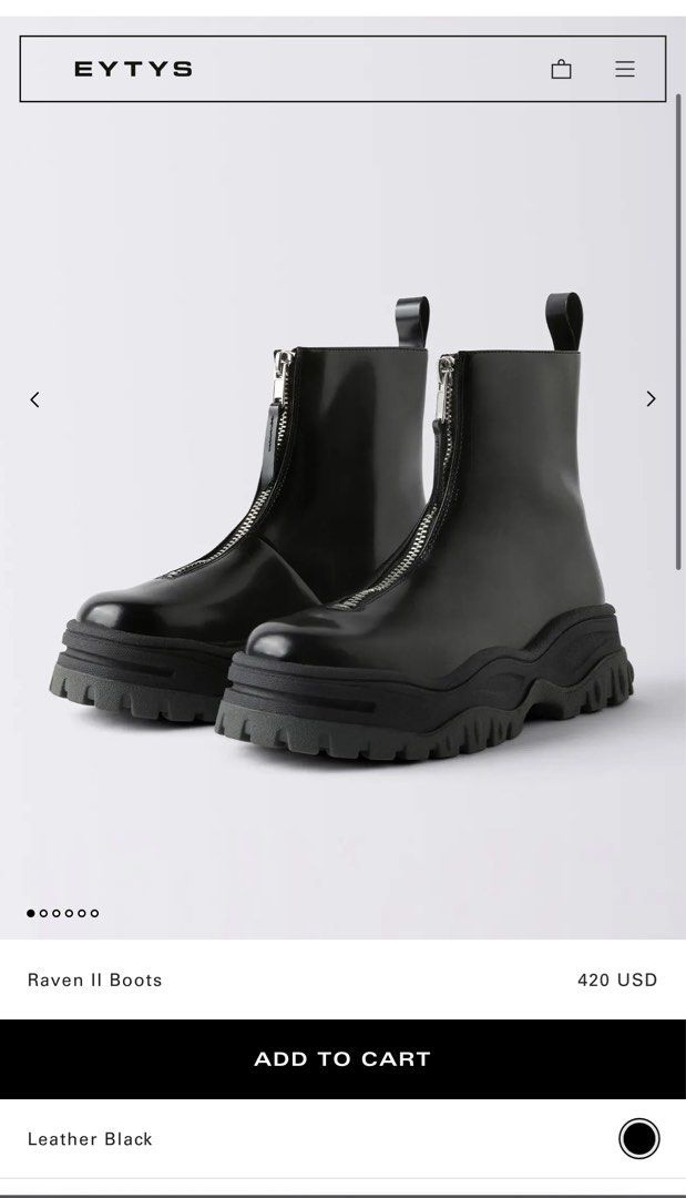 Eytys Raven Men s Fashion Footwear Boots on Carousell