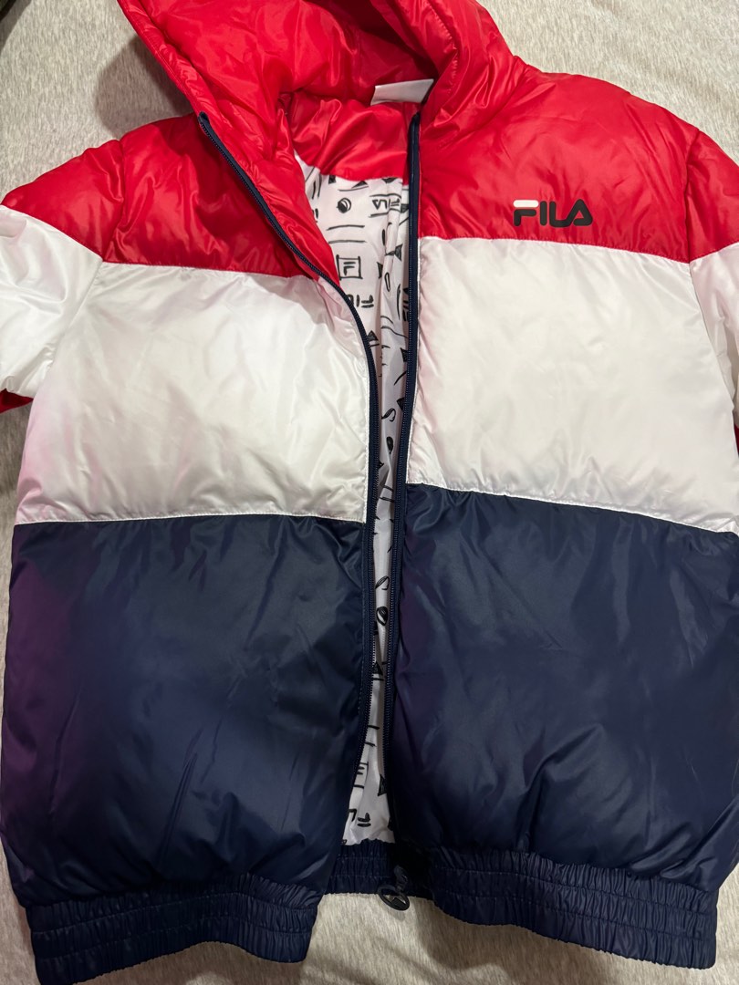 Fila Tatum Striped Jacket Men s Fashion Coats Jackets and Outerwear on Carousell