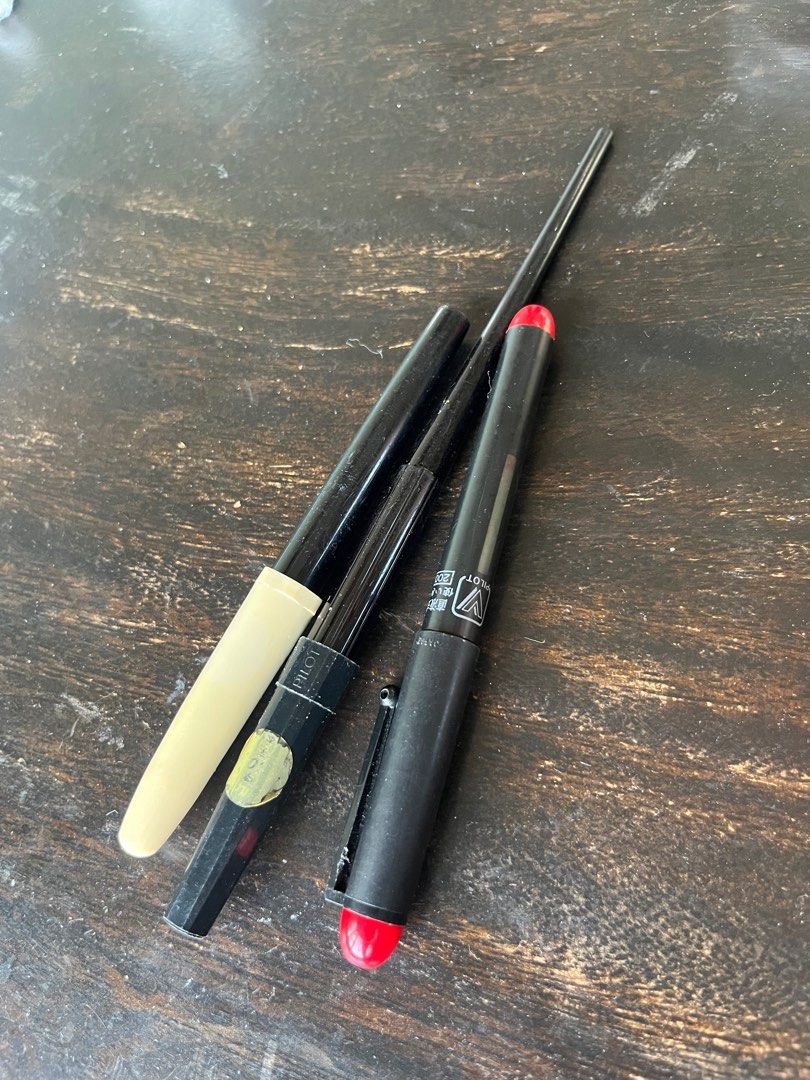 Pilot Fountain Pens (Category: Stationery & School Supplies) located in Pasay City. Submitted by beye01 (Listing ID 1311925032, Image 2). Description: 1 lot fountain Pilot fountain pens. OBO. 1- 14k-585 1- H978 1- SVP - 20FB Selling as lot. Needs ink replacement. Please check out my other items for sale. Thanks!.