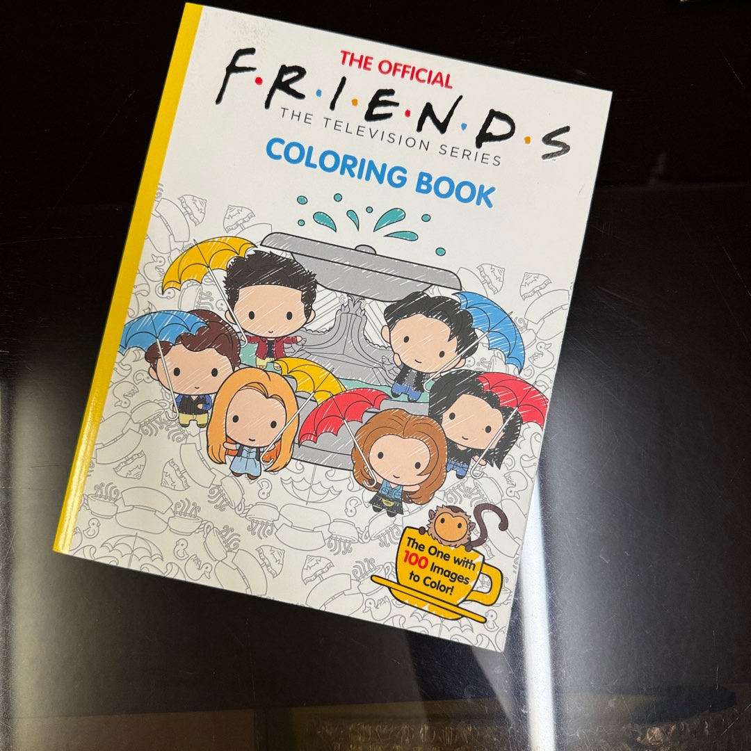 FRIENDS TV show Coloring Book, Hobbies & Toys, Books & Magazines ...