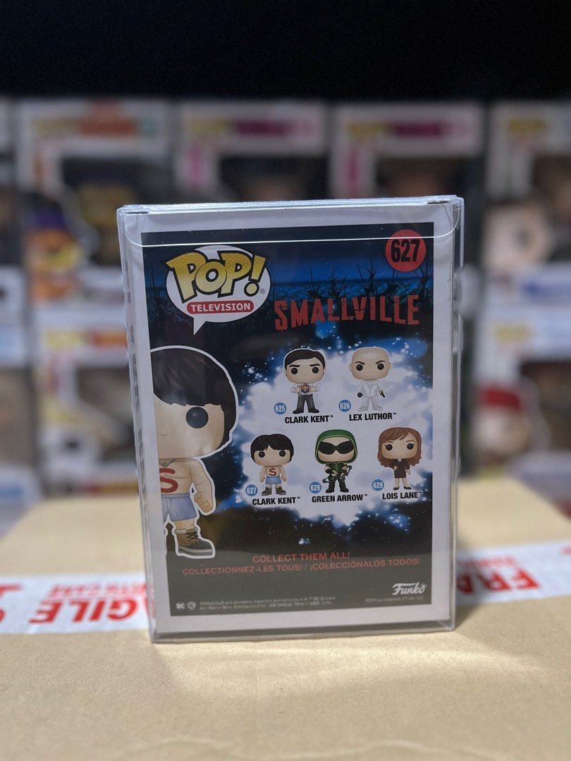 Funko Pop Television Smallville Clark Kent (Category: Western Merchandise) located in Bacoor. Submitted by chongscollectibles (Listing ID 1312011042, Image 3). Description: Box condition is 9/10. Comes with free regular protector Mop:Gcash Mod:Lalamove,LBC Meetups:The District Dasmariñas, Alabang Town Center, Festival Mall, Rockwell Makati (by schedule)..