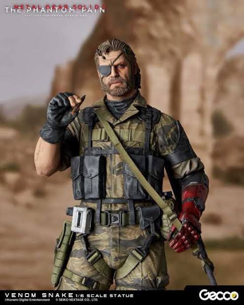 Gecco Metal Gear Solid V Phantom Pain Venom Snake Statue (Category: Figurines & Statues) located in Taguig. Submitted by jmcagapito (Listing ID 1312009375, Image 2). Description: Gecco Metal Gear Solid V Venom Snake 1/6 Scale Statue BIB condition, displayed in glasscab Rare figure complete with box 29,500 Lalamove/grab or meetup Vistamall Taguig, Makati One Ayala.
