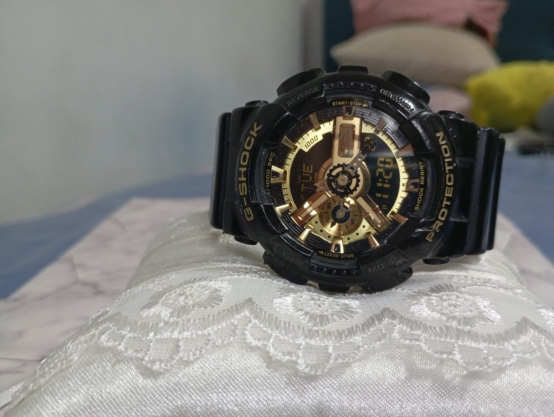 G shock 5146 black and gold top