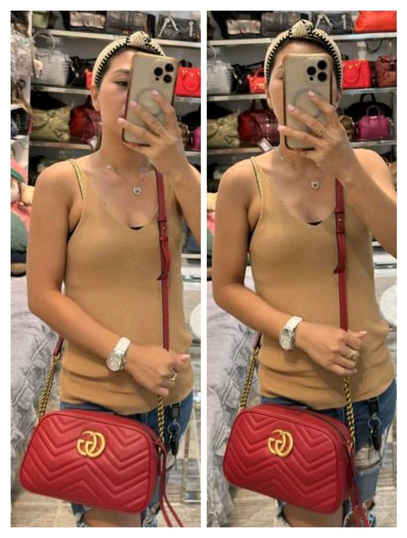 Gucci Matelasse Small GG Marmont Shoulder Bag Audio Other Audio Equipment on Carousell