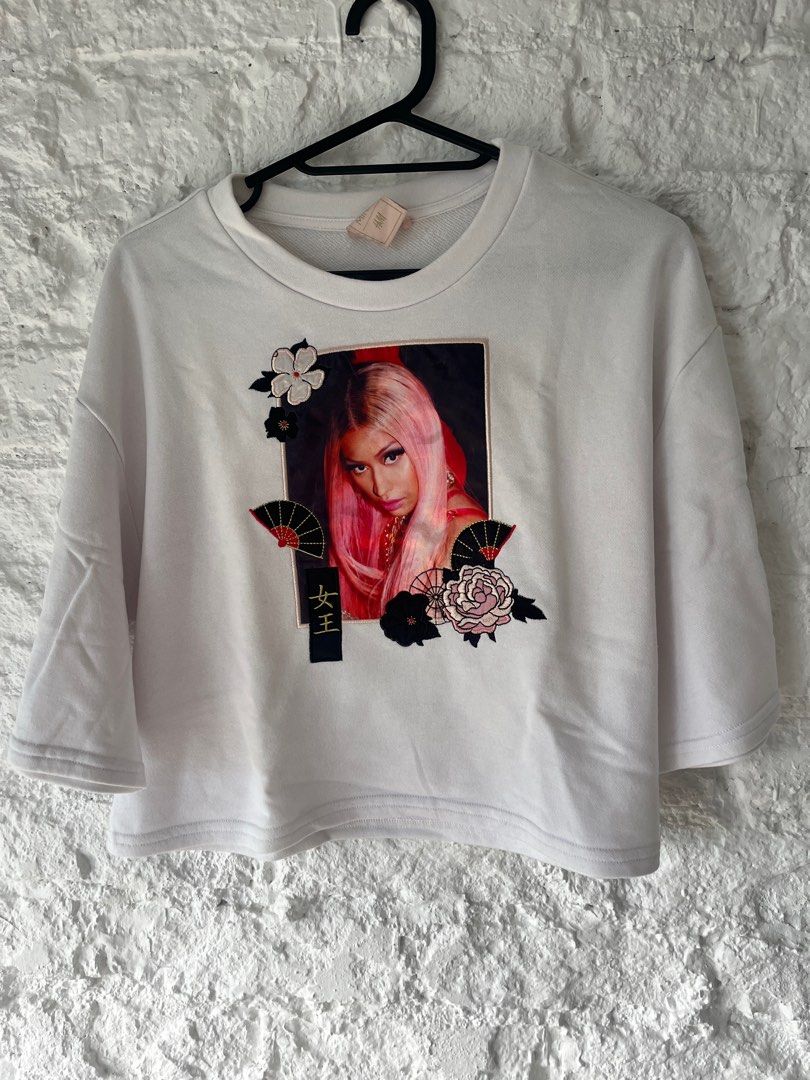 H M Nicki Minaj T shirt Women s Fashion Tops Shirts on Carousell