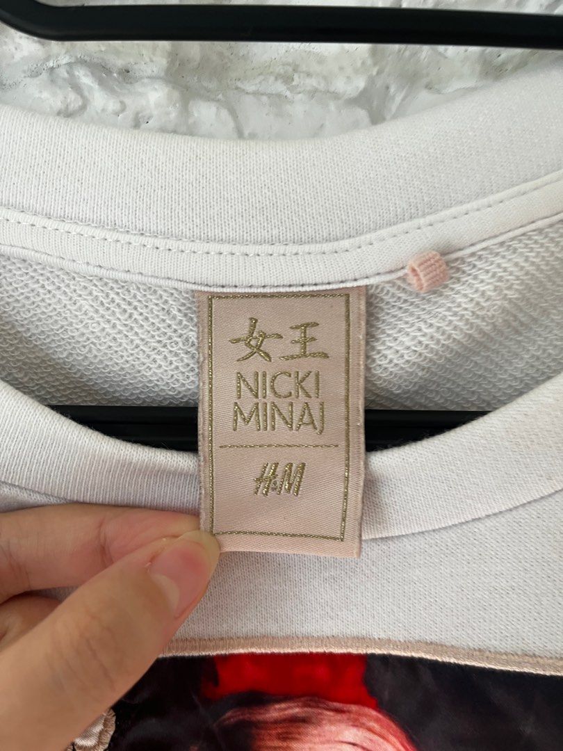 H M Nicki Minaj T shirt Women s Fashion Tops Shirts on Carousell