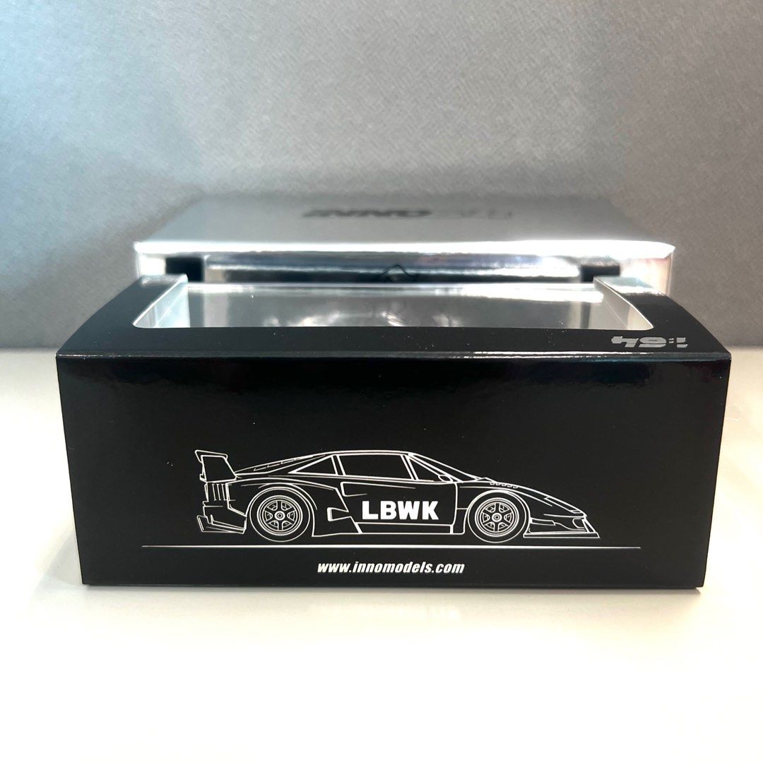 INNO64 Liberty WalK LB Ferrari F40 LBWK Chrome Silver 普通版 北京 中國國際模型博覽會 ...