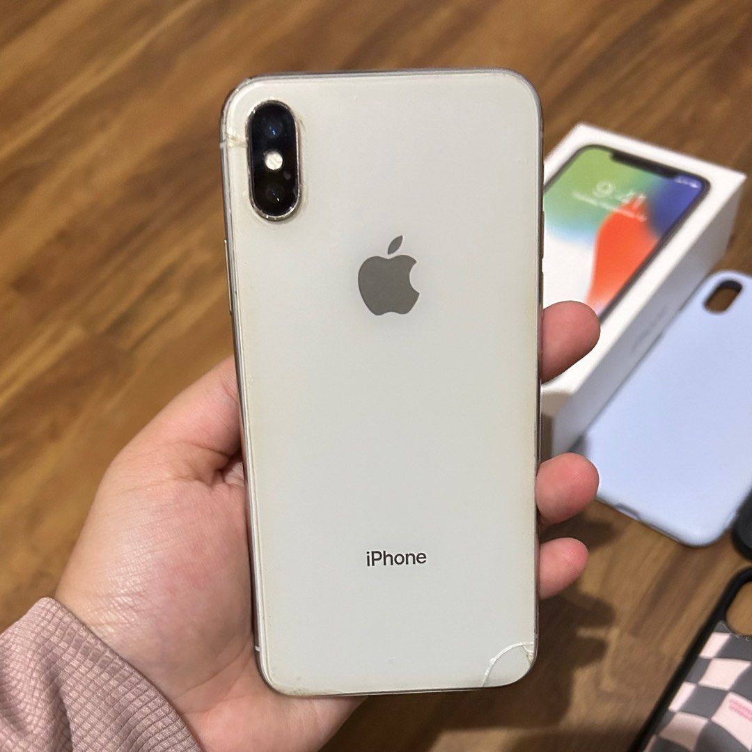 iPhone X Silver 256 GB au