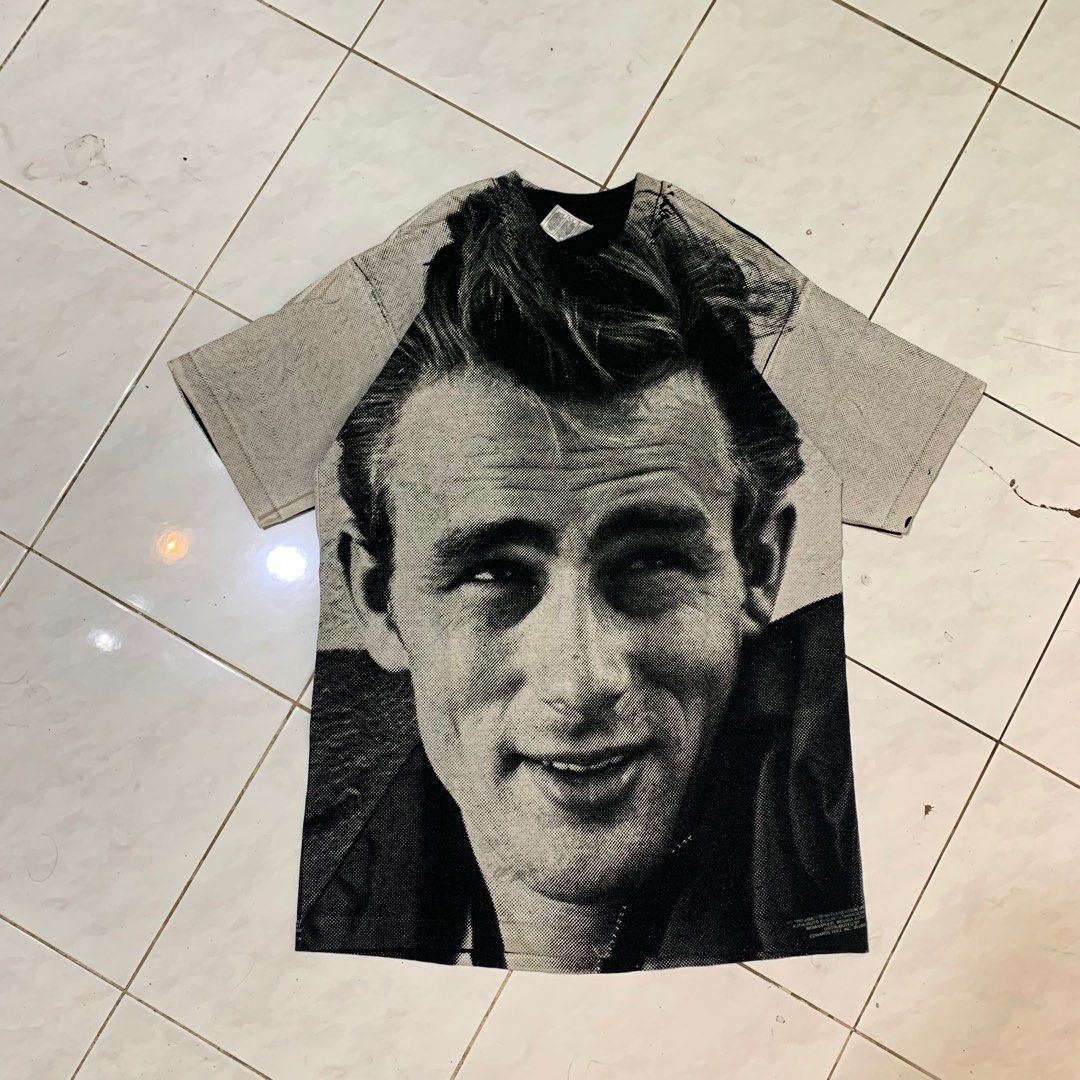 JAMES DEAN VINTAGE T-SHIRT, Fesyen Pria, Pakaian , Atasan di Carousell