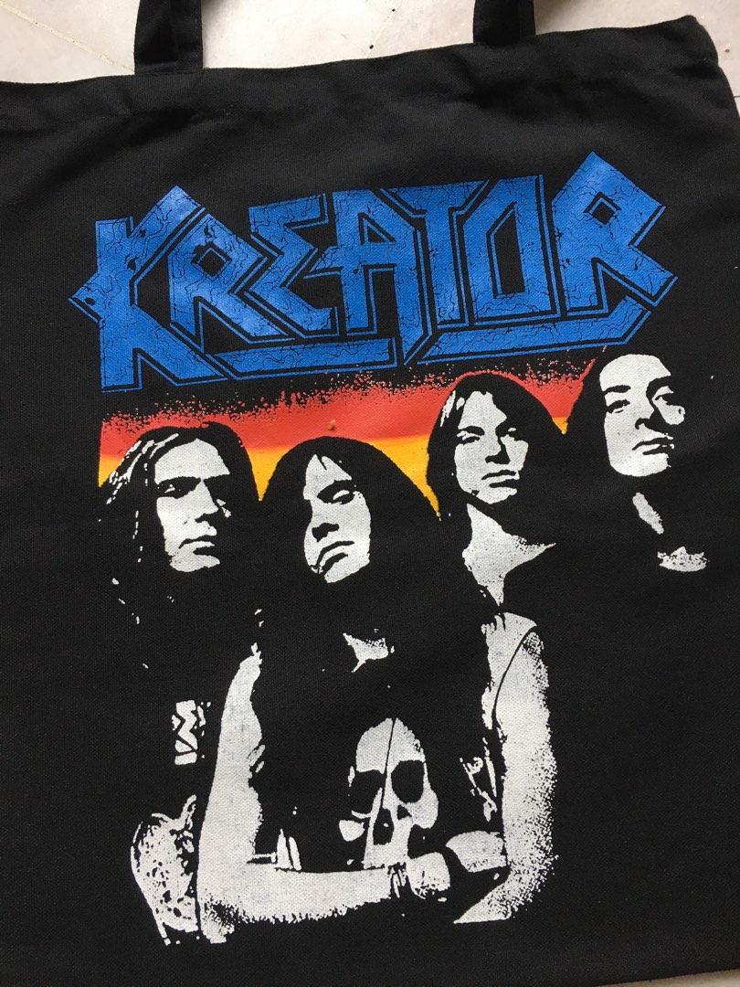 KREATOR Tote Bag Vinyl Record carrying Sodom Destruction Evildead Pantera Exodus  Slayer Metallica Megadeth Exhorder Sepultura