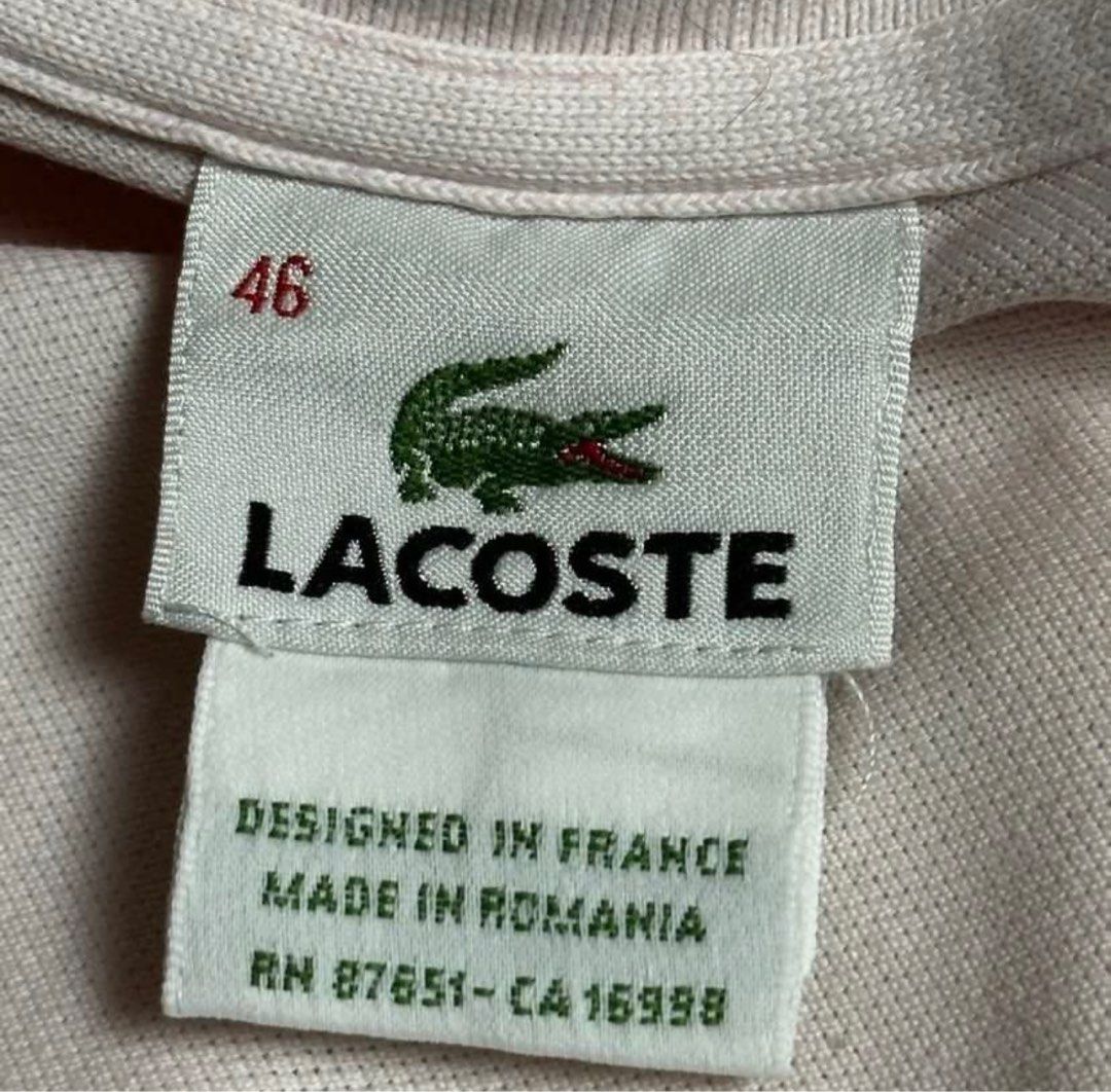 Lacoste Blush Pink Polo Shirt (Category: Blouses) located in Quezon City. Submitted by emegurl (Listing ID 1312023295, Image 2). Description: .
