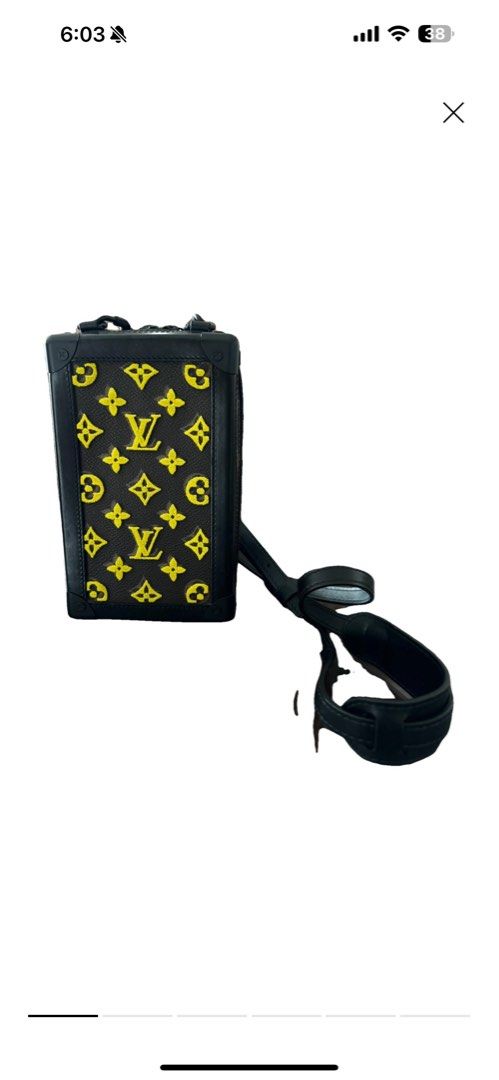 Louis Vuitton Vertical Trunk Bag, Men's Fashion, Bags, Belt bags