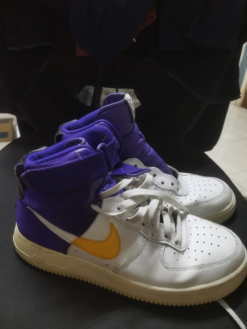 Lakers air force 1 high top discount