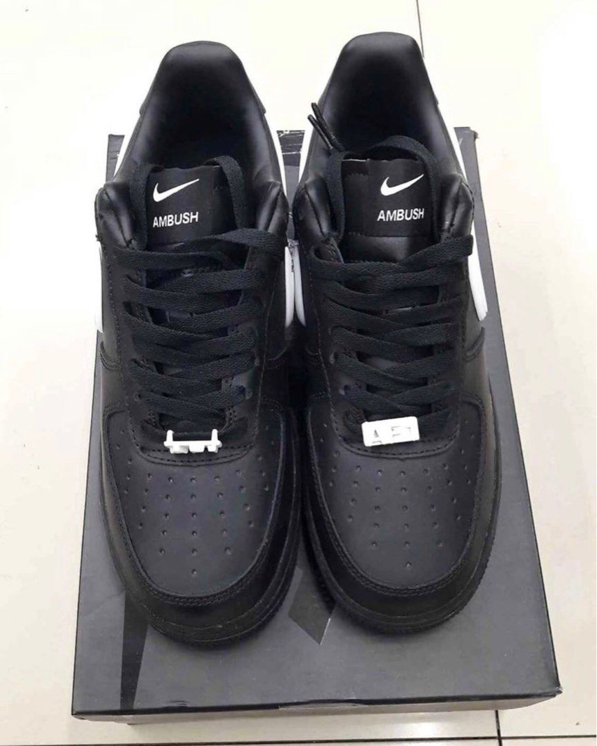 Nike Ambush Air Force 1 Low Black (Category: Sneakers) located in Manila. Submitted by declutterwithzed (Listing ID 1311960520, Image 3). Description: For sale or swap. Size Men’s US 8 - No issues - In great brand even condition Posted price ₱3,500 ❌ Discounted to ₱2,500 ❌ But ₱1,800 na lang (wala na po box, nabasa so tinapon na po) ₱1,800 last price para sa sure buyer ✅.