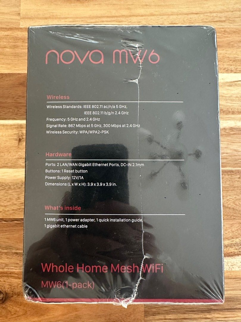 Nova MW6 (Category: Networking) located in Quezon City. Submitted by gio.b (Listing ID 1312053685, Image 2). Description: Selling the pair for 2,500. Both brand new.