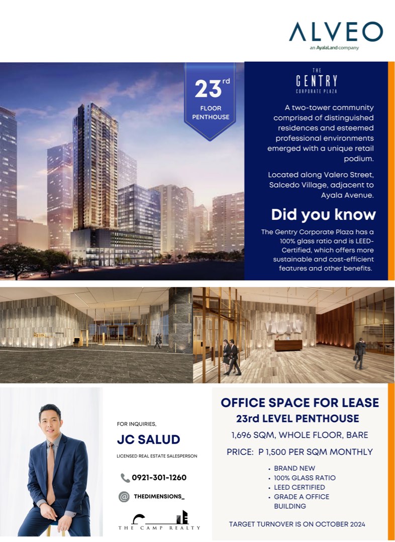 Picture of FOR LEASE: WHOLE FLOOR PENTHOUSE OFFICE SPACE IN MAKATI, Property ...
