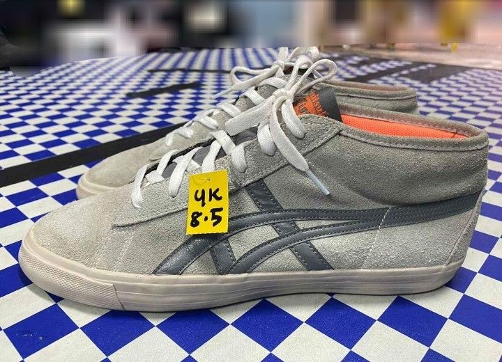 Onitsuka Tiger mid cut suede Men s Fashion Footwear Sneakers on Carousell