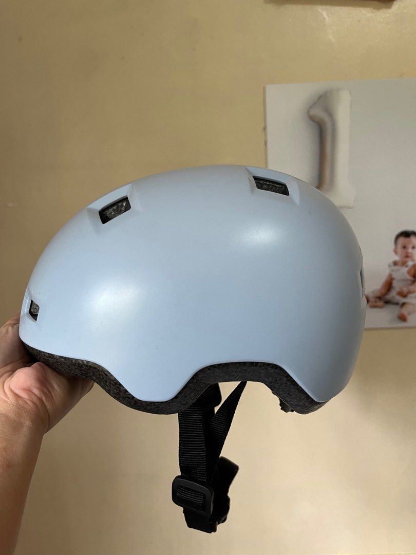 Oxelo Helmet Decathlon for kids pushbike Motorbikes Motorbike Parts Accessories Helmets and other Riding Gears on Carousell