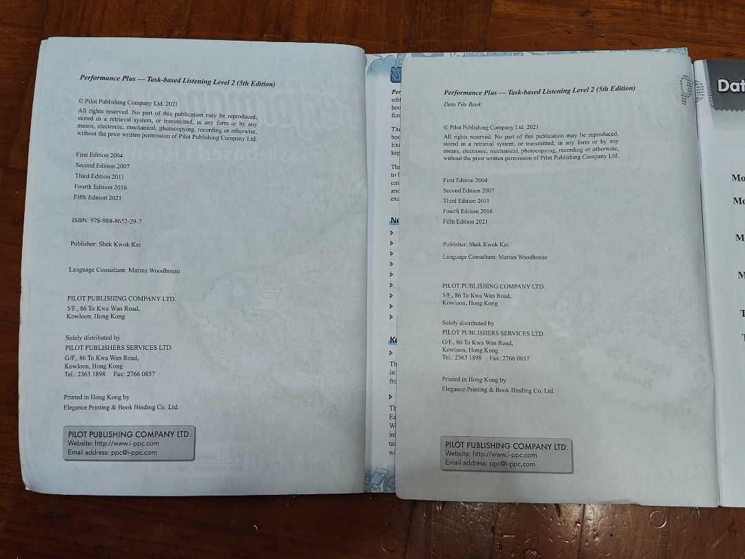 Performance Plus 2 （分類：教科書）位於 Hong Kong。 由 jwjsdns 提交（商品編號 1312026072，圖片 2）。簡介： $30連data file 書大概寫過一半 data file 寫過4份1左右。
