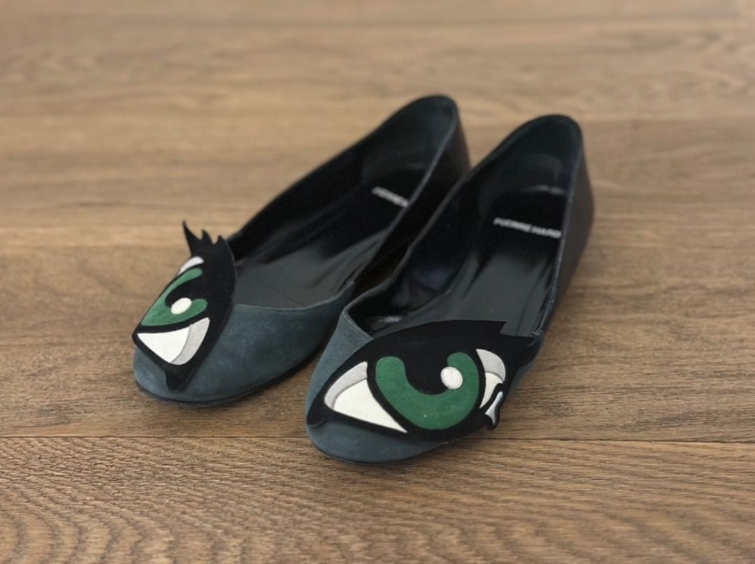Pierre Hardy Oh Roy Eye Ballerina Flats Shoes