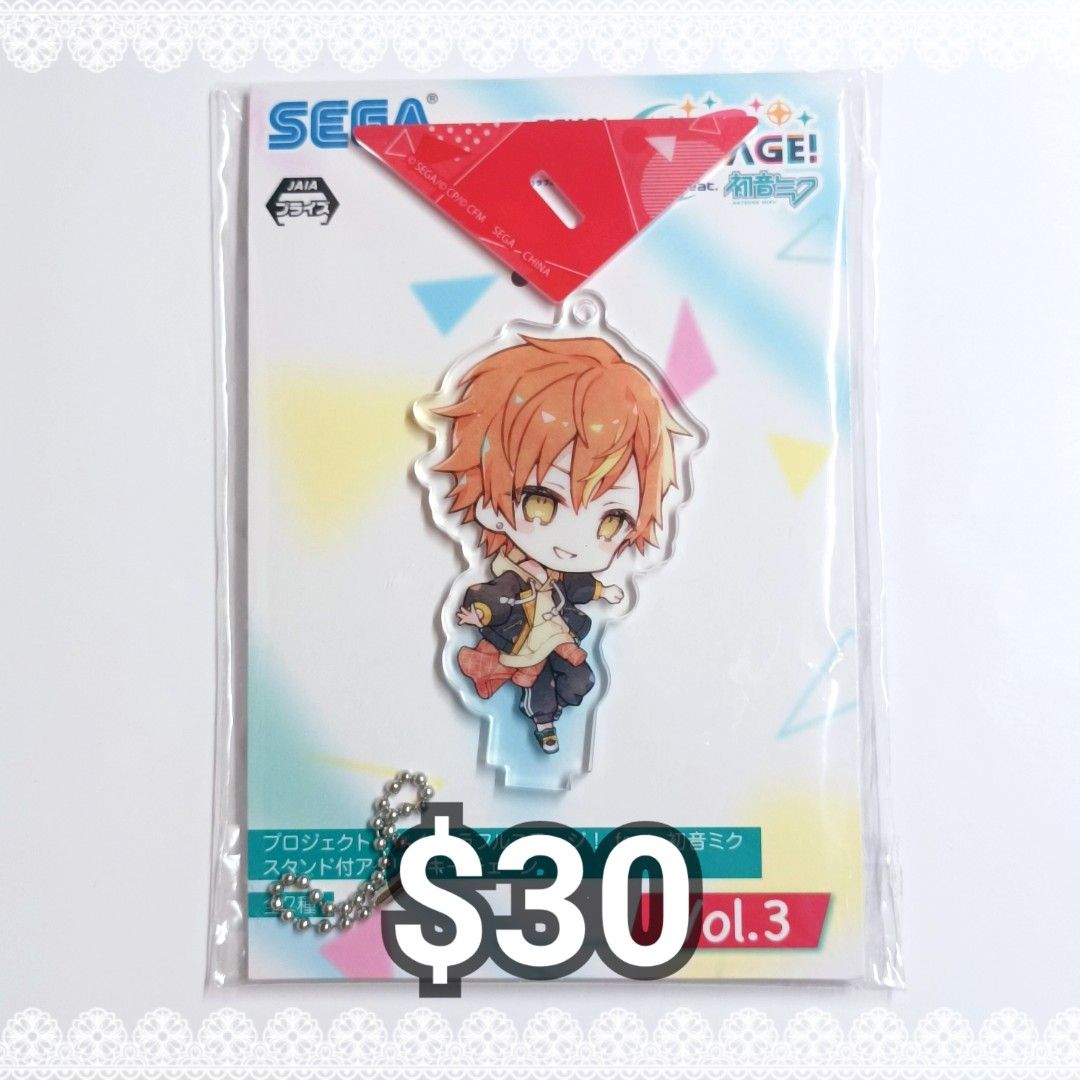 pjsk projectsekai 世界計劃東雲彰人akt 立牌cafe, 興趣及遊戲, 玩具& 遊戲類- Carousell