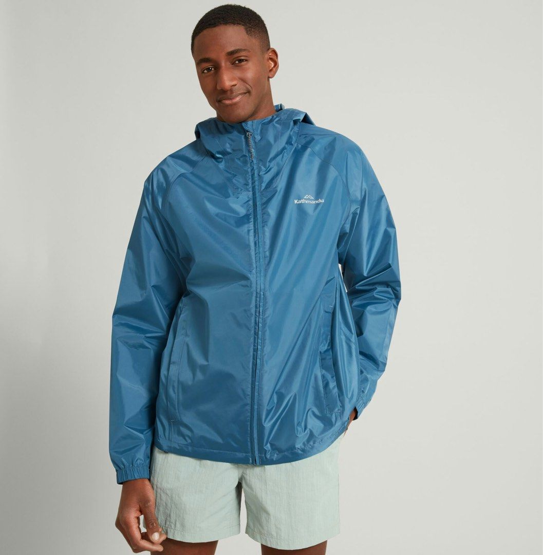 RRP 150 Kathmandu Hiking Jacket Pack Go Hooded parka waterproof lightweight Windbreaker windproof Men s Fashion Coats Jackets and Outerwear on Carousell