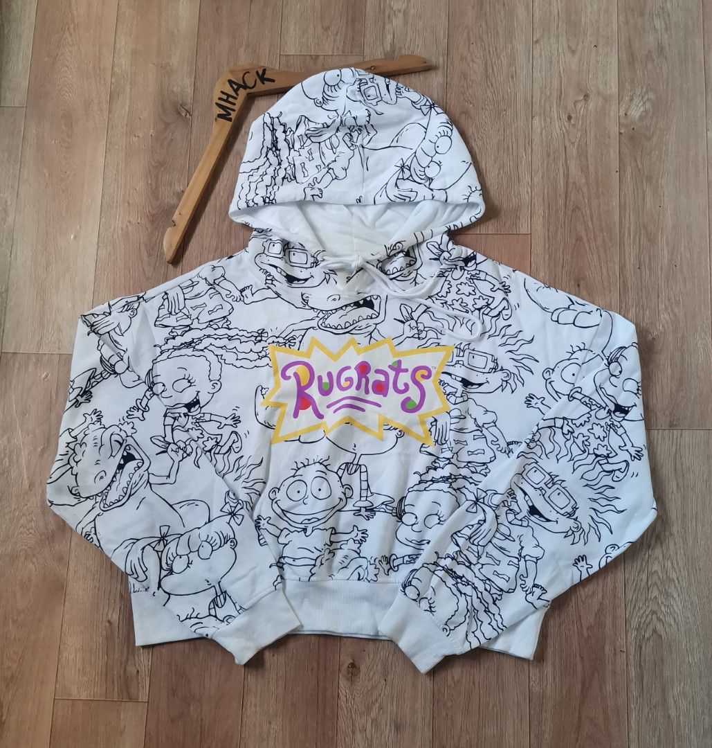 Rugrats crop top hoodie sales