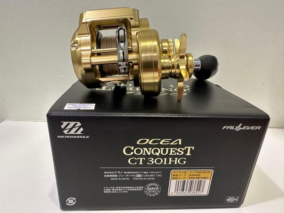 新品未開封 18シマノ オシアコンクエスト CT 301HG 左（シマノ