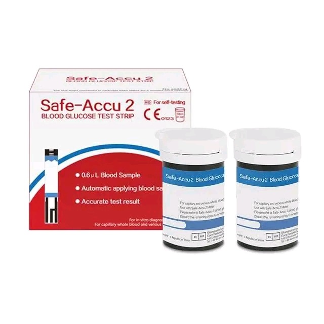 SINOCARE SAFE ACCU 2 TEST STRIPS 50's, Health & Nutrition, Health ...