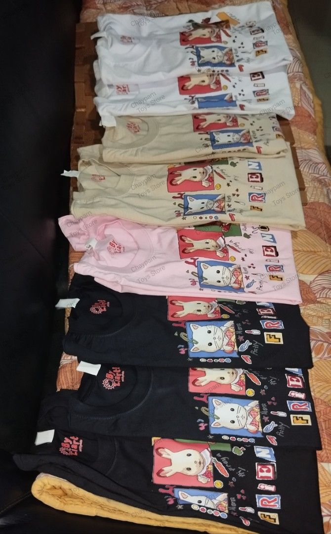 Sylvanian Families Friends Inspired (Category: Shirts) located in Manila. Submitted by chaypam71 (Listing ID 1312008937, Image 2). Description: avail sizes XS-S-M-L-Php 265 XL-XXL 280 Colors: Beige/White/BLack/🩷🖤 🤍 available also for Teens Size and Toddler.