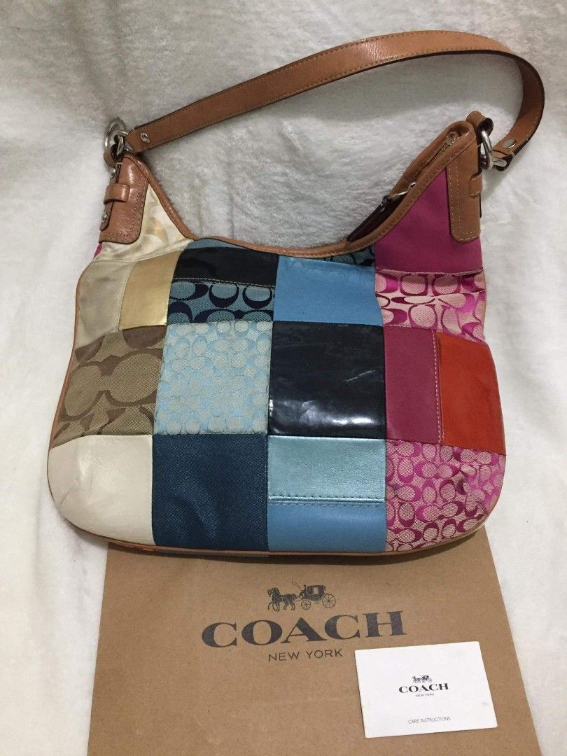 ファッションの Tas Coach Hobo Patchwork guaranteed バッグ