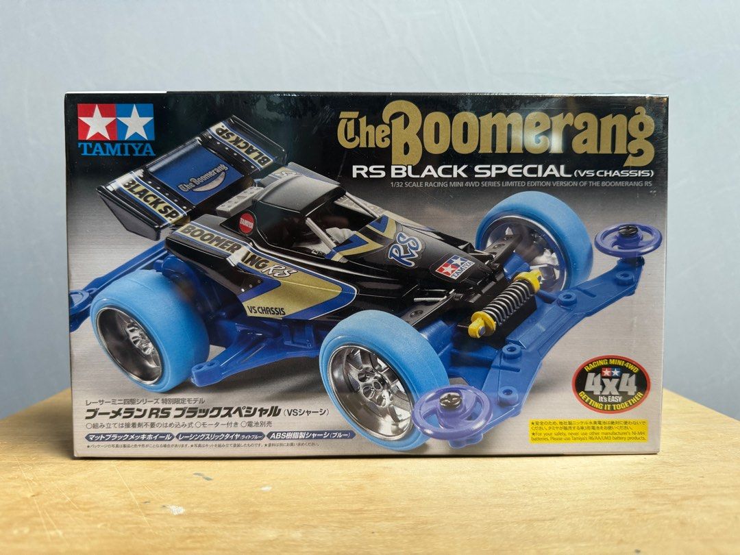 激レアTAMIYA The Boomerang RS 1/32 レーサーミニ四駆 模型