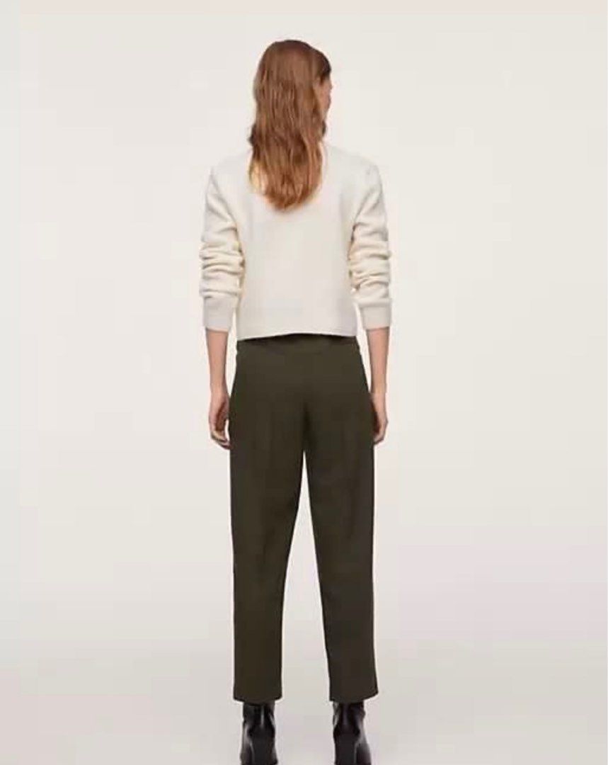 Grey peg leg trousers shop