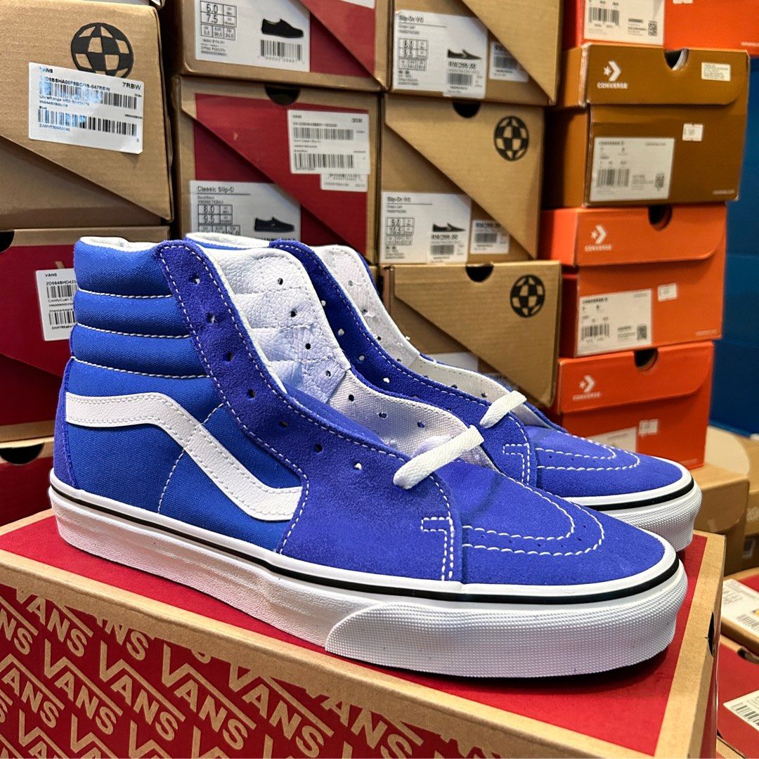 Vans sk8 hi lapis blue cheap