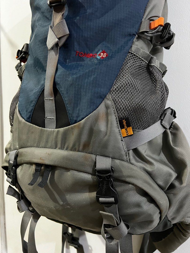 Vtg y2k Mont-Bell Tombo38L Outdoor Travel Hiking Backpack 14