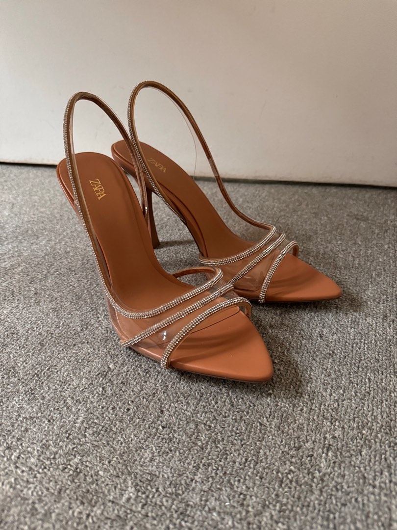 Zara pvc heels outlet