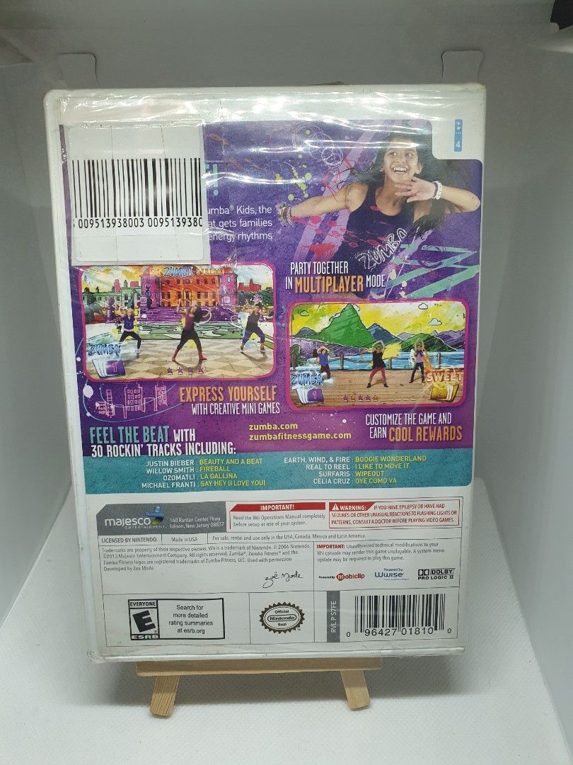 Zumba Kids (Nintendo Wii) (Category: Nintendo) located in Quezon City. Submitted by itemsforadoption (Listing ID 1311944143, Image 2). Description: Rfs: Its 2024! Happy New Year! Hoping you have a good year ahead of you! If you have questions feel free to send a message. Though I'll most likely be able to reply from 10am to 8pm. Please be patient and understanding. Decluttering games and items that I've picked up or for friends and family. Price:
