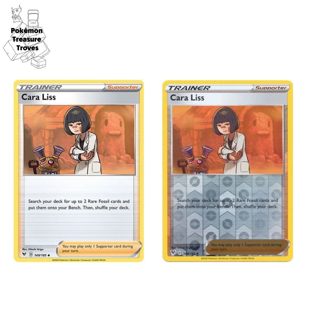 0.50] Pokemon Vivid Voltage Trainer Cara Liss Normal & Reverse Holo Card  Set, Hobbies & Toys, Toys & Games on Carousell