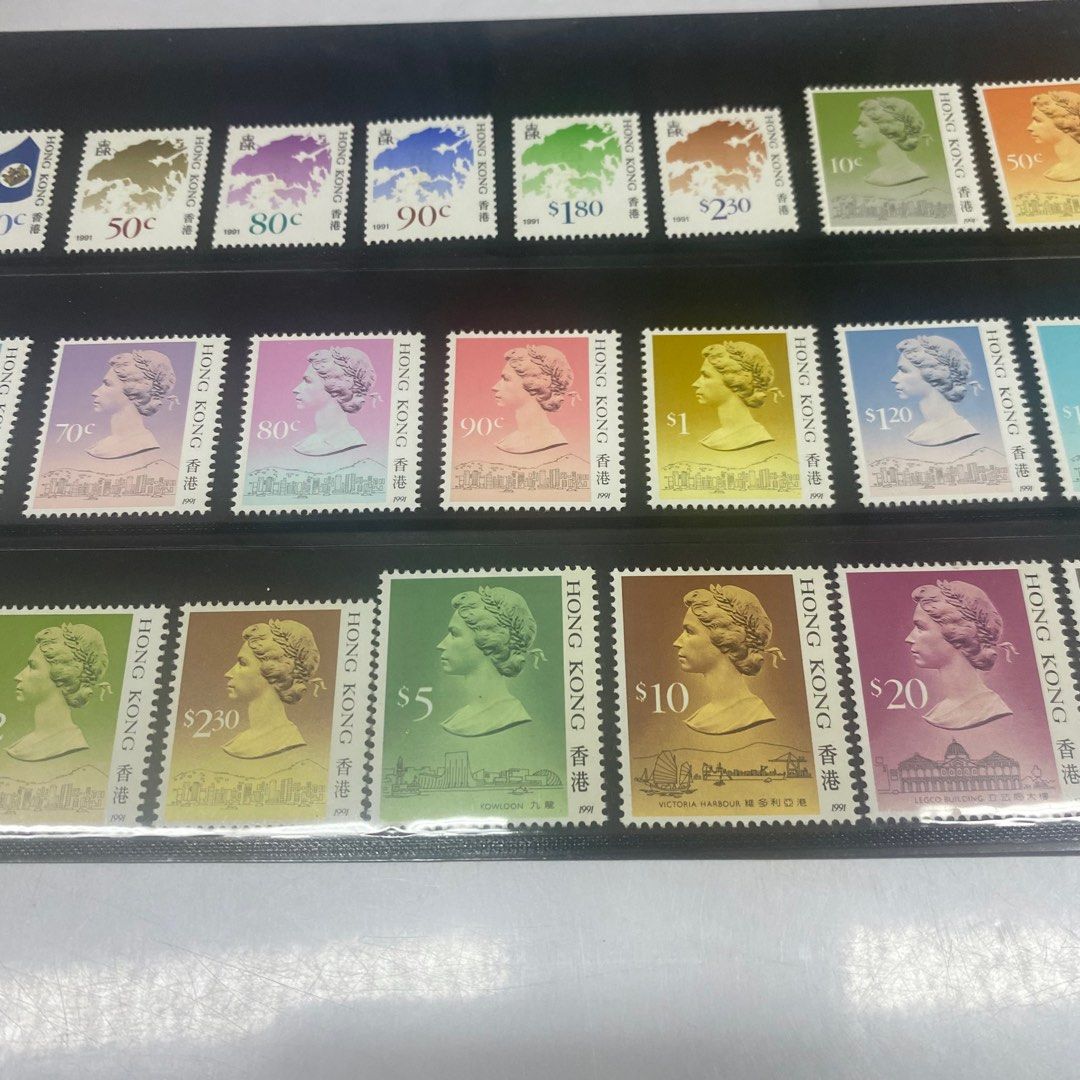 香港 1987 通用郵票（切手） 未使用19枚入り 19871991___199___1721451378_6f