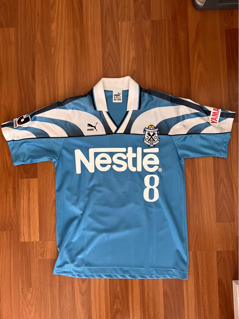 ウェア Puma Jubilo Iwata 1998/99  #8 Dunga PUMA Jubilo Iwata 1998/99 Dunga 8 Home Jersey L - Vintage