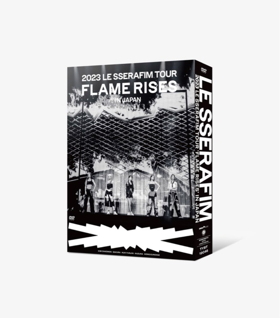 2023 LE SSERAFIM TOUR 'FLAME RISES' IN JAPAN 初回限定盤DVD, 興趣及遊戲, 收藏品及紀念品, 韓流-  Carousell