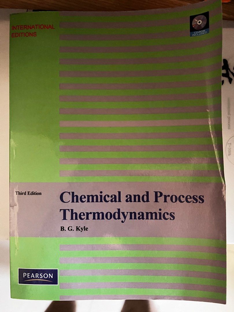 化學工程 化工熱力學 chemical and process thermodynamics pearson