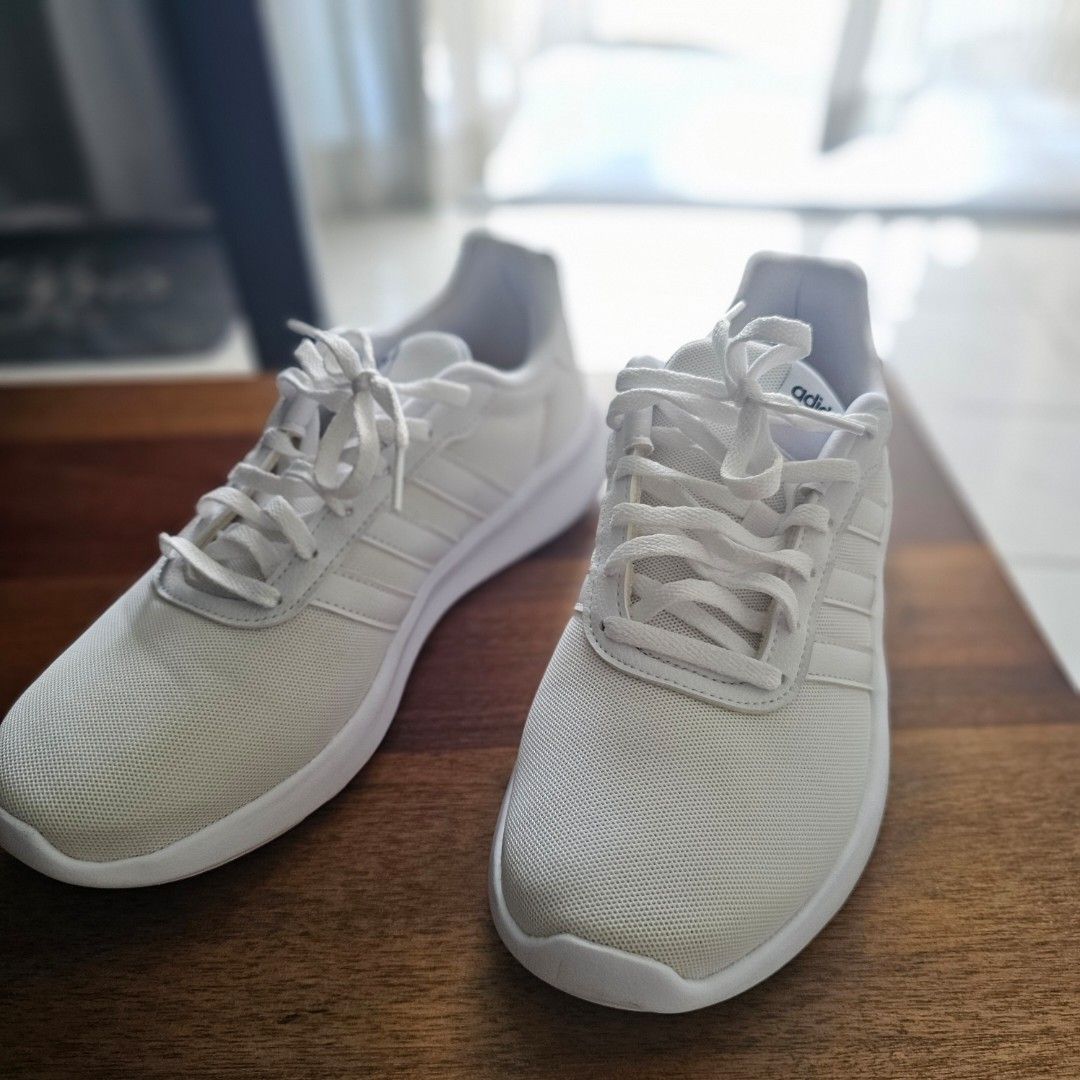 Adidas lifestyle lite racer 3.0 women white US 9 Women s Fashion Footwear Sneakers on Carousell