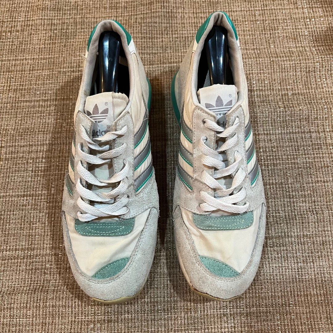 adidas gazelle silver green womens Vintage Adidas Sneakers EUR 41  dla dushy